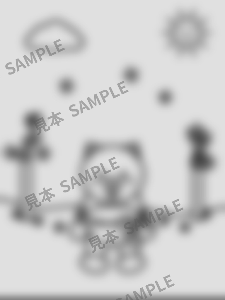 子どものぬりえ|ぶたの秋6枚(PDF)