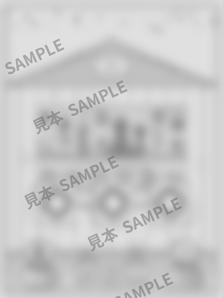 大人のぬりえ|クリスマスマーケットの夜6枚(PDF)