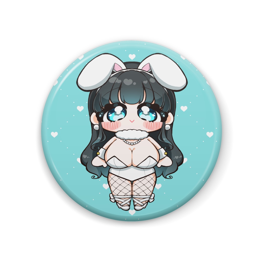 ばにーぺるちゃん【缶バッジ】