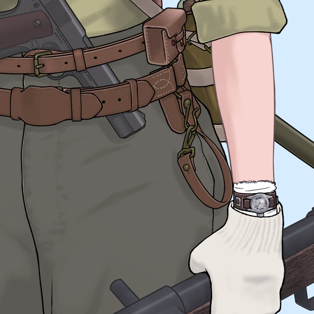 オリジナル機関短銃娘ポスター