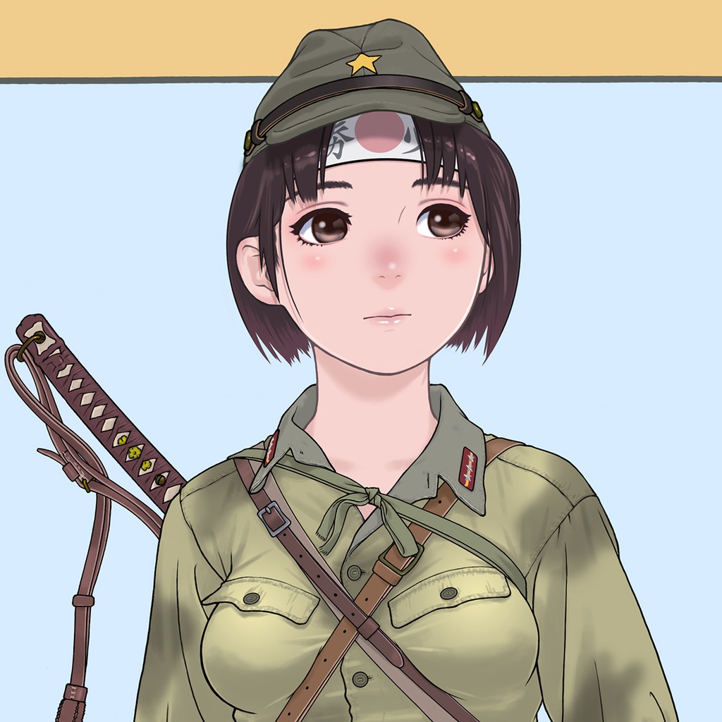 オリジナル機関短銃娘ポスター