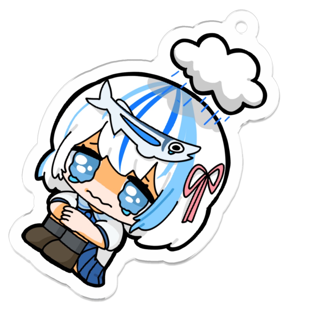 ぴえん水翠のアクリルキーホルダー