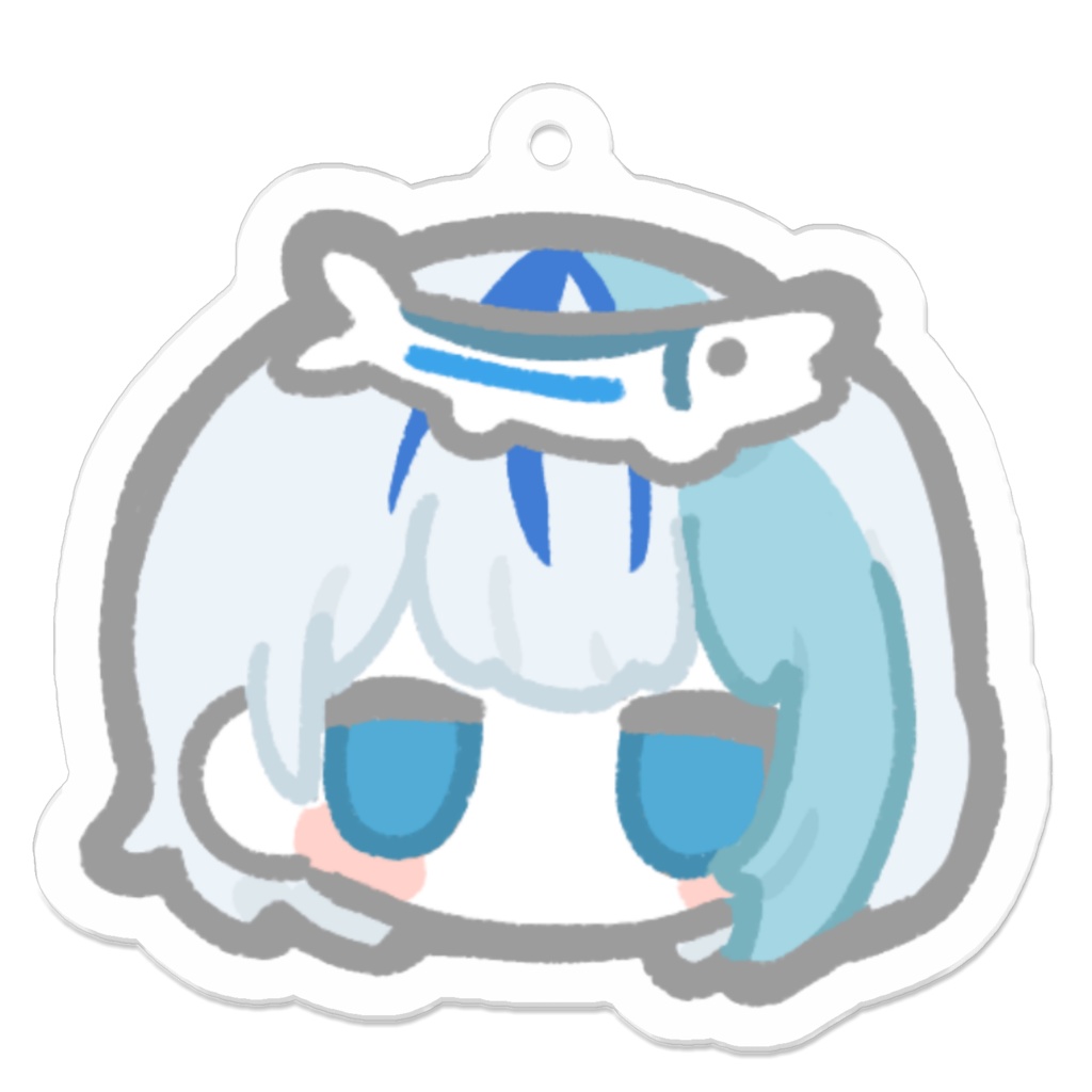 ふわもこアクリルキーホルダー