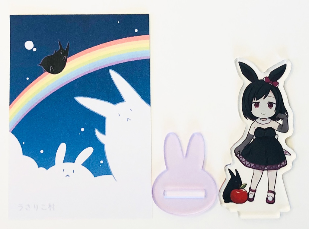 アクリルスタンド(黒うさりこ)