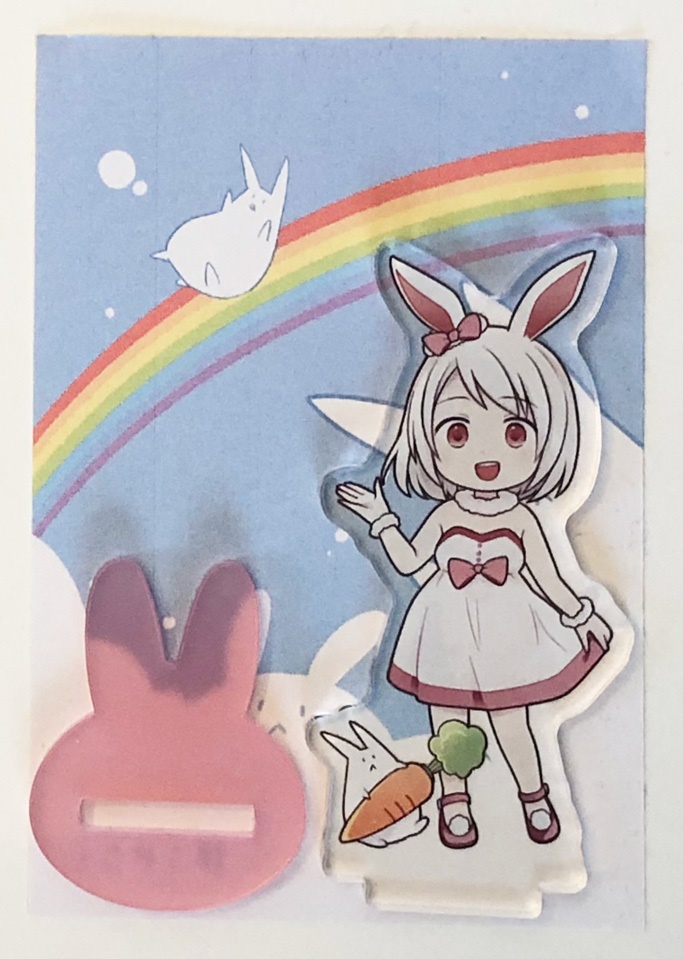 アクリルスタンド（白うさりこ）