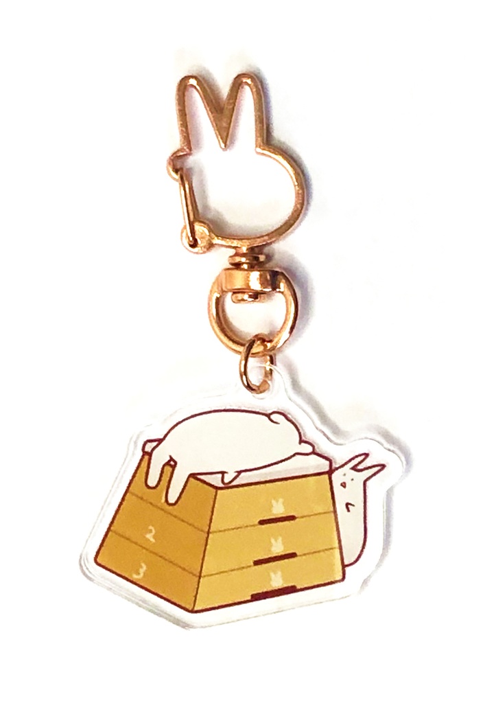 アクリルキーホルダー（跳び箱とべないうさきゅう）