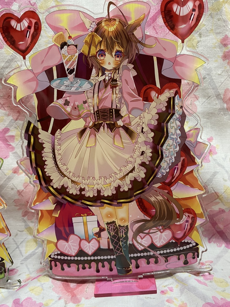 バレンタインタキカフェちゃんビッグアクリルスタンド