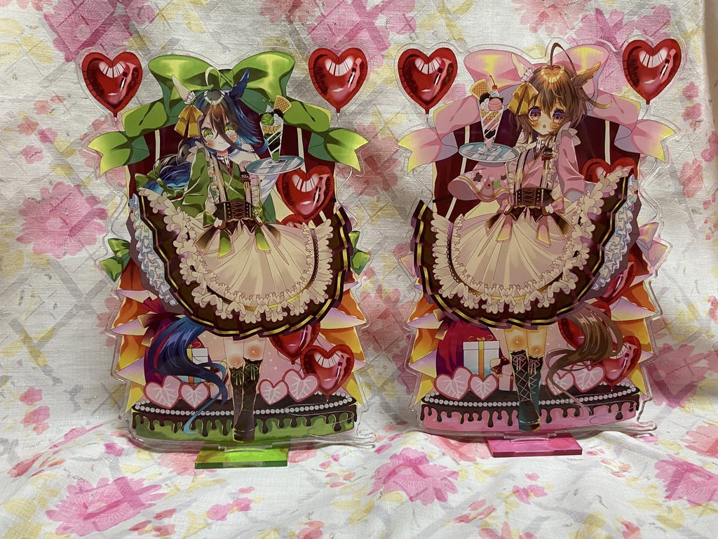 バレンタインタキカフェちゃんビッグアクリルスタンド