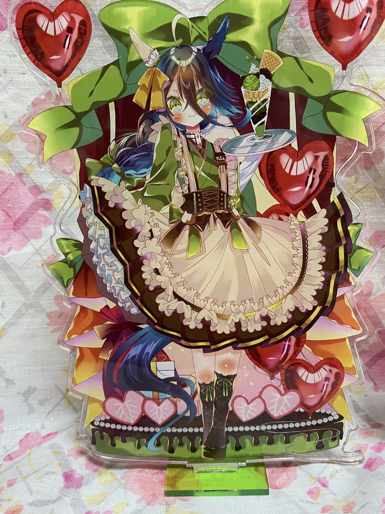 バレンタインタキカフェちゃんビッグアクリルスタンド