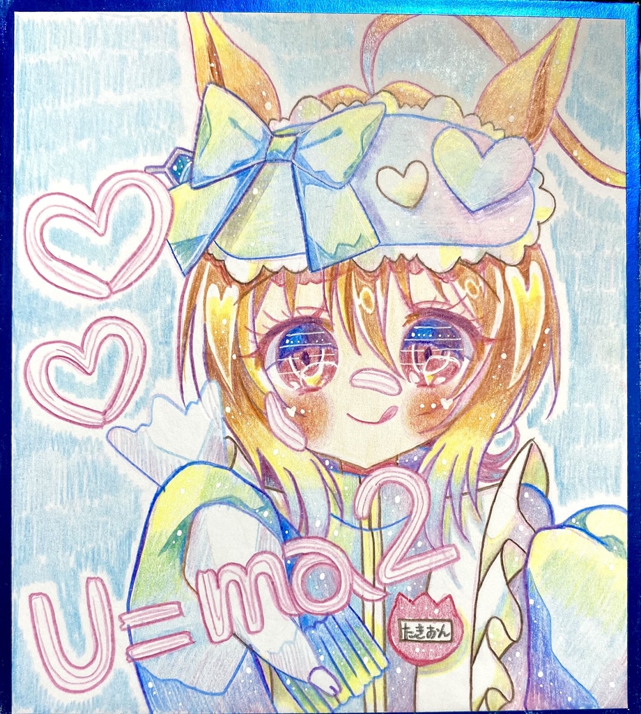 タキカフェちゃんの色紙たち