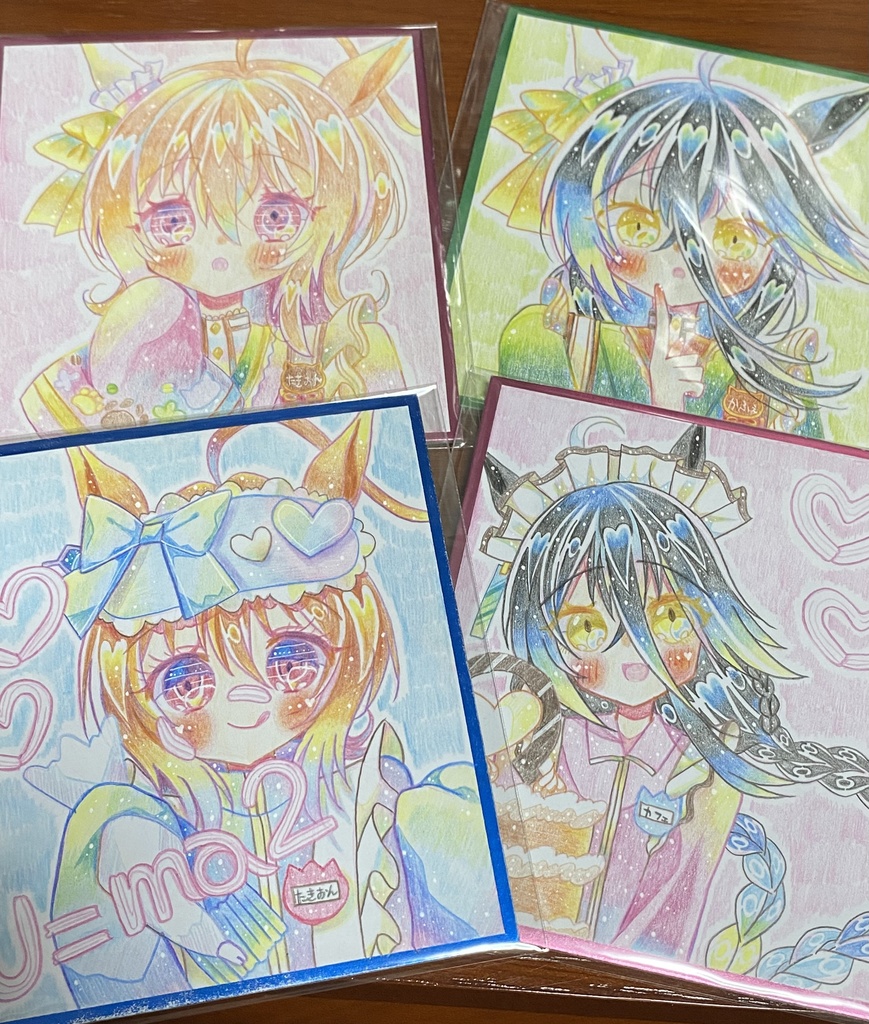 タキカフェちゃんの色紙たち