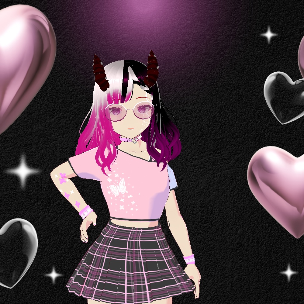 Momo Noir Flutter | Pastel Goth Butterfly Outfit 🦋💗