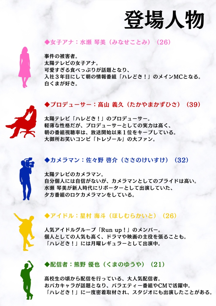 マーダーミステリー『女子アナと付き合いたい。』