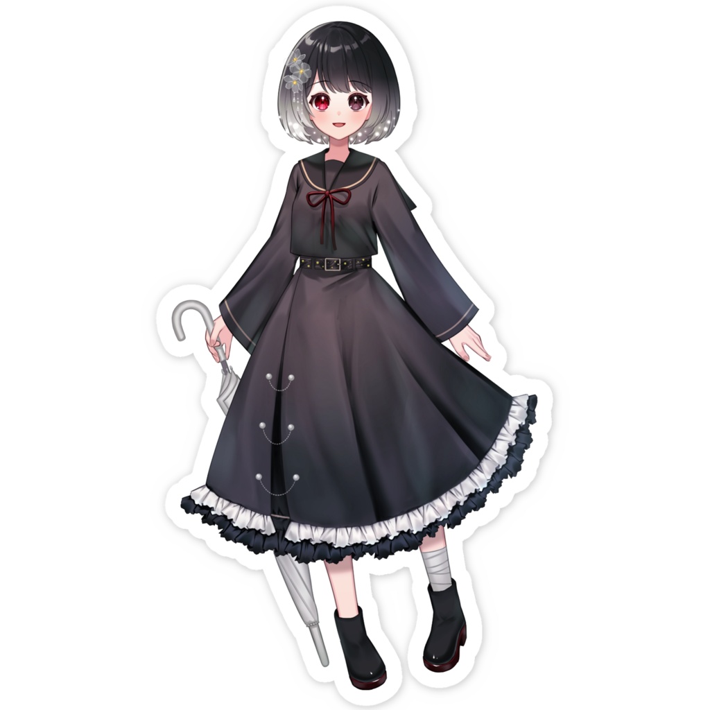 スマホステッカー ~ 雨飼ほたる ~