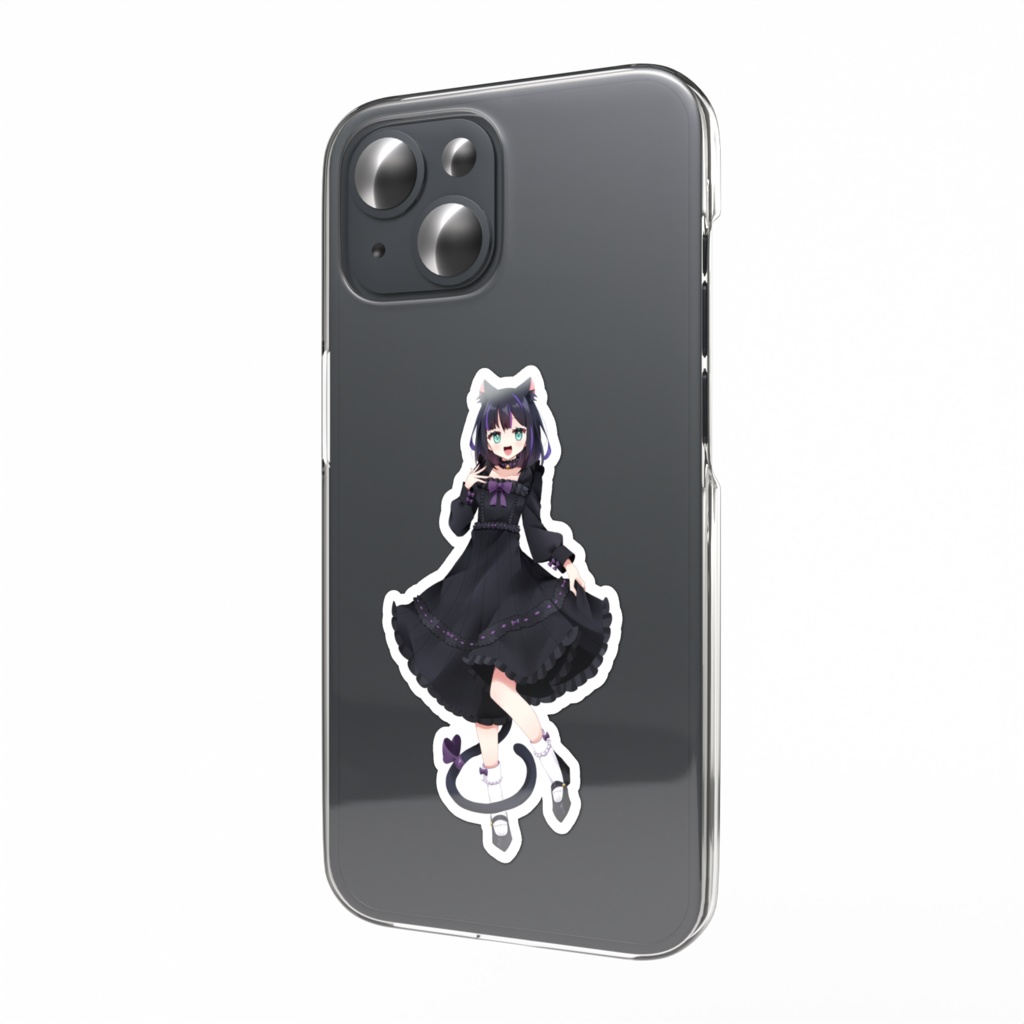 スマホステッカー ~ 猫魔くろ ~