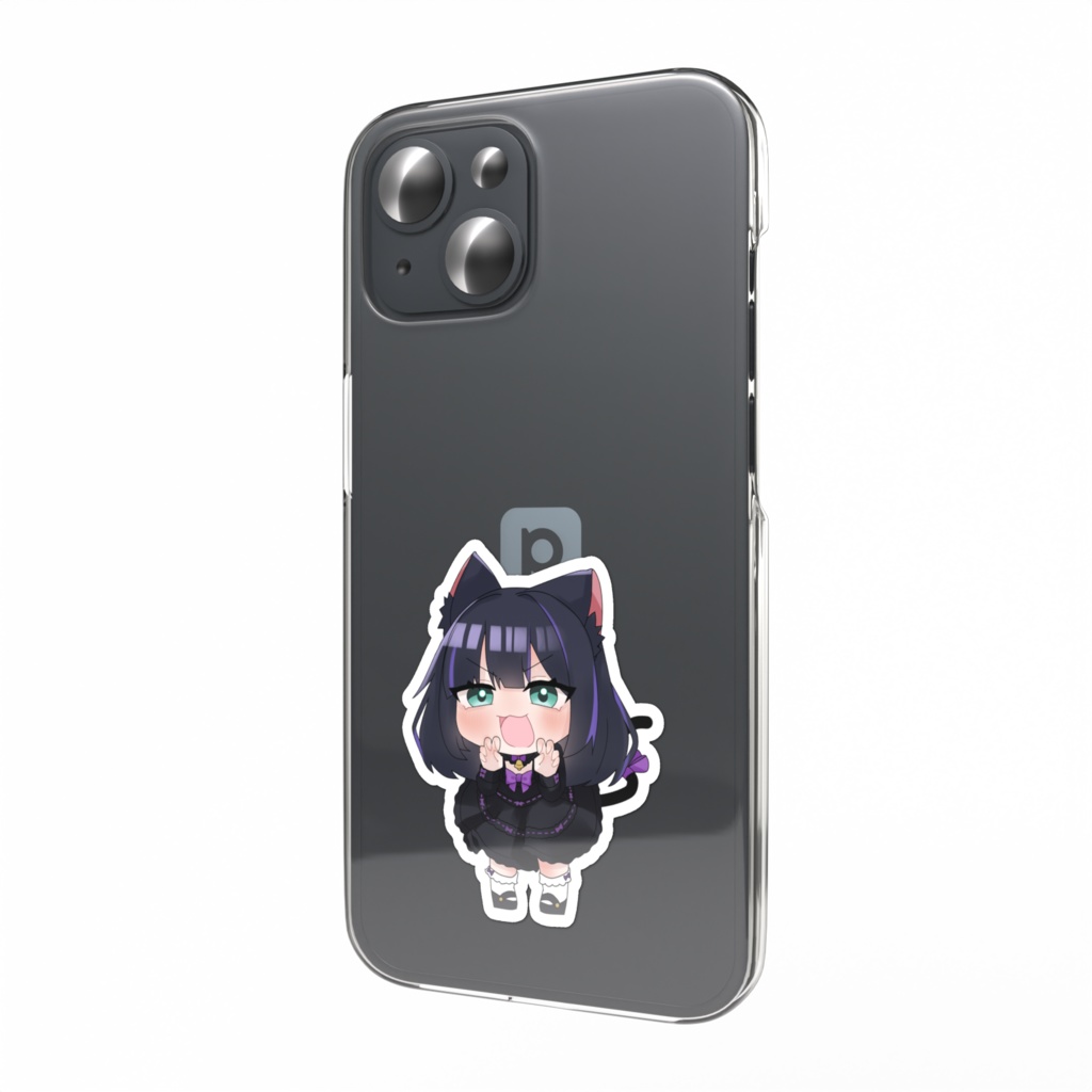 スマホステッカー ~ 猫魔くろ ~