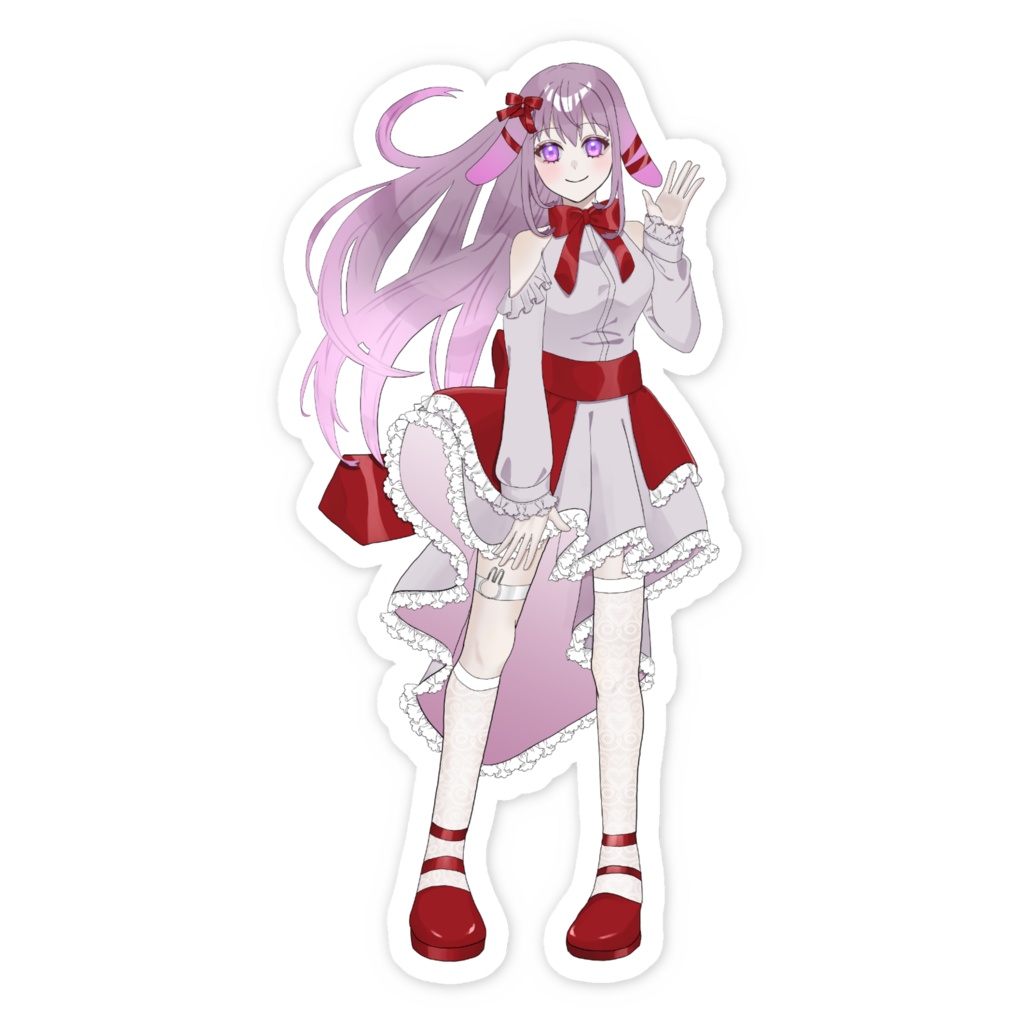 スマホステッカー ~ 桜庭兎愛 ~