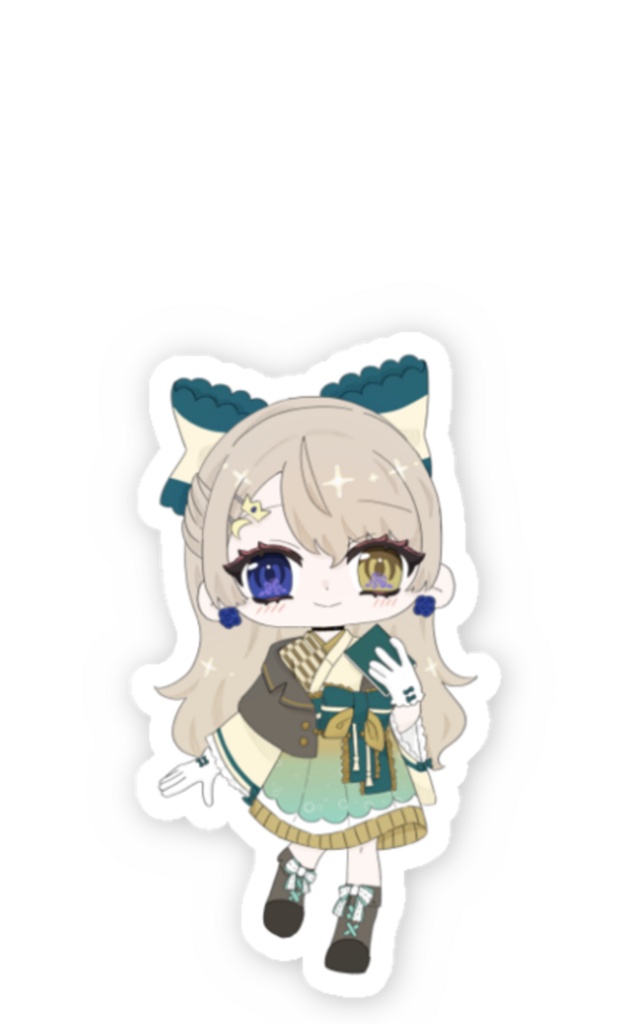 スマホステッカー ~ 幻中月 ~