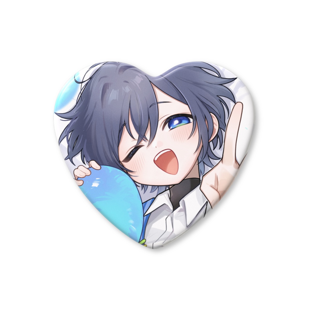 【2026年誕生日記念グッズ】ハート缶バッジ 