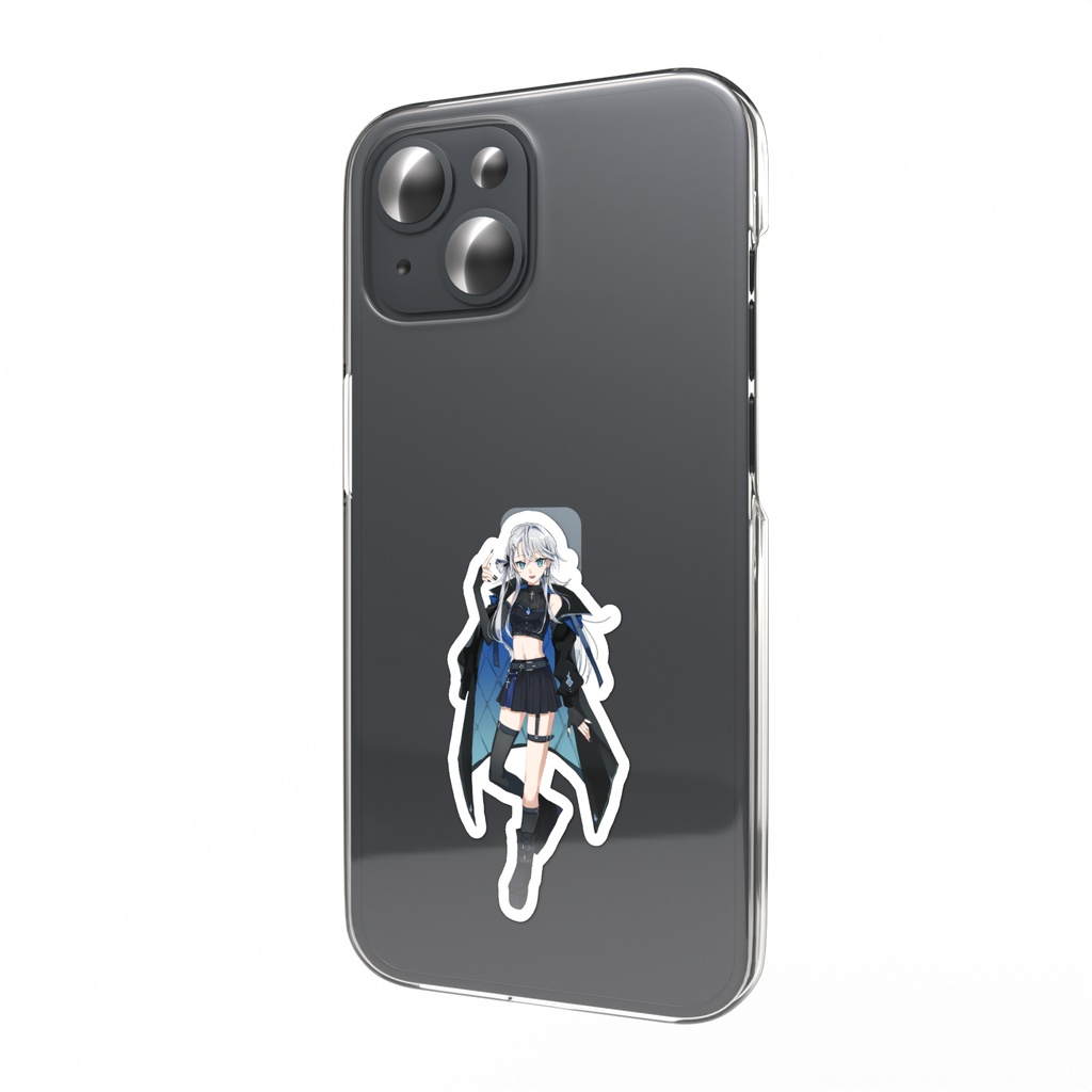 スマホステッカー　~蒼葉しぃれ~