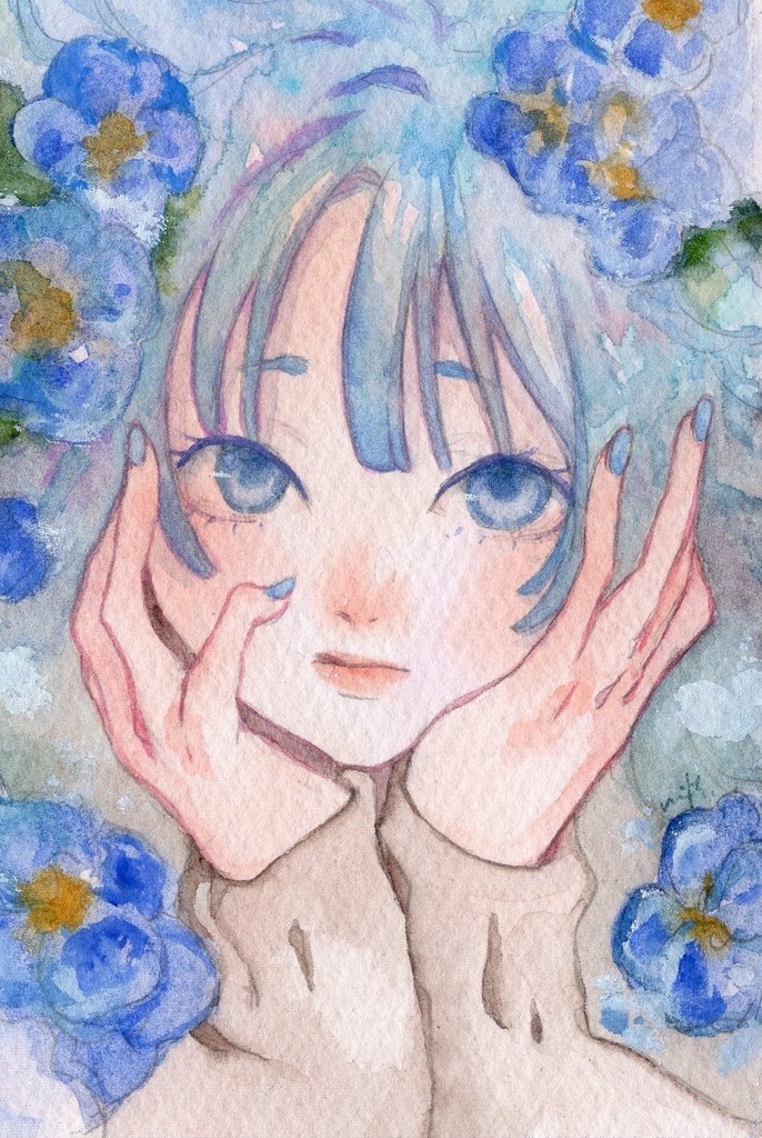 額装【水中花】