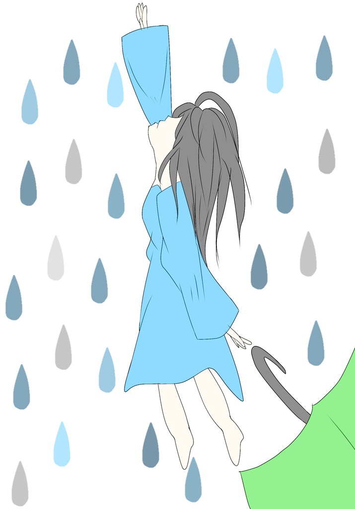 雨降り少女
