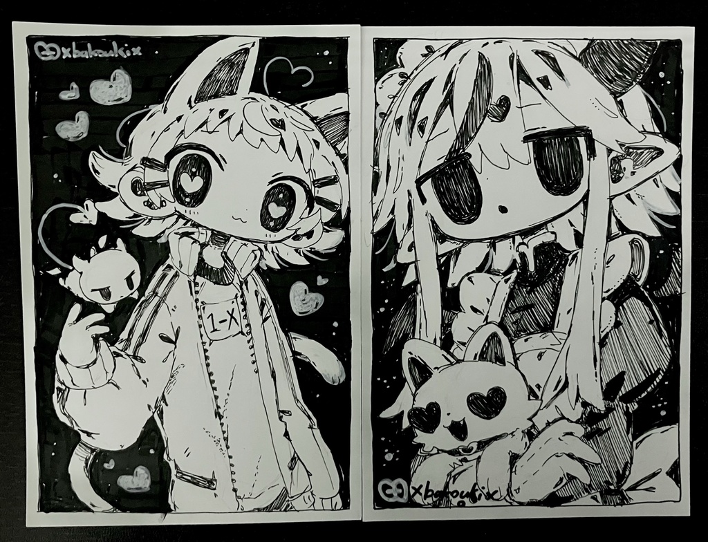 ポストカード原画(2枚セット)