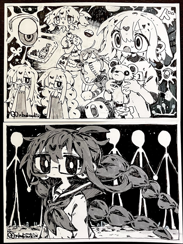 ポストカード原画(2枚セット)