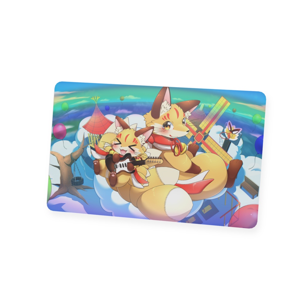 『ハロ』狐福Y プラスチックカード