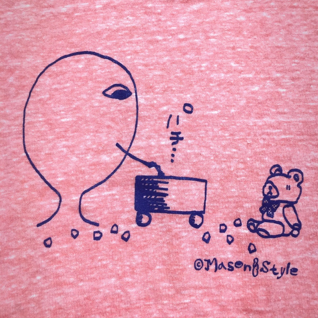 【Tシャツ】にわか将棋T(女性-ピンク)