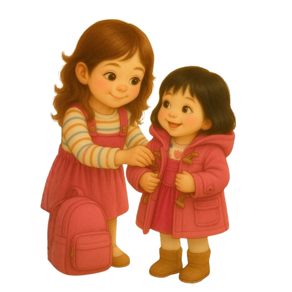 My Sweet Sister! Clip Art Set / 姉妹の物語風 クリップアート30セット(PNG)