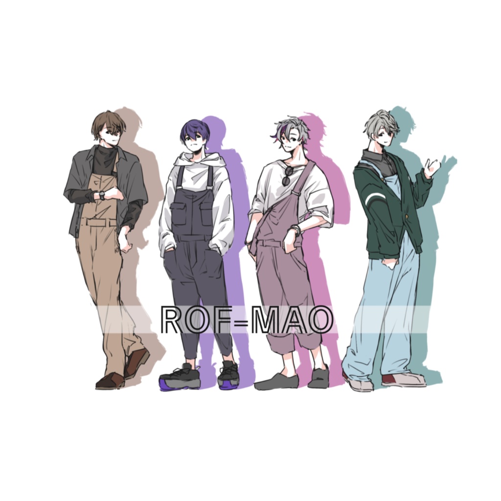 【非公式】ろふまお 妄想コーデ オーバーオールver.