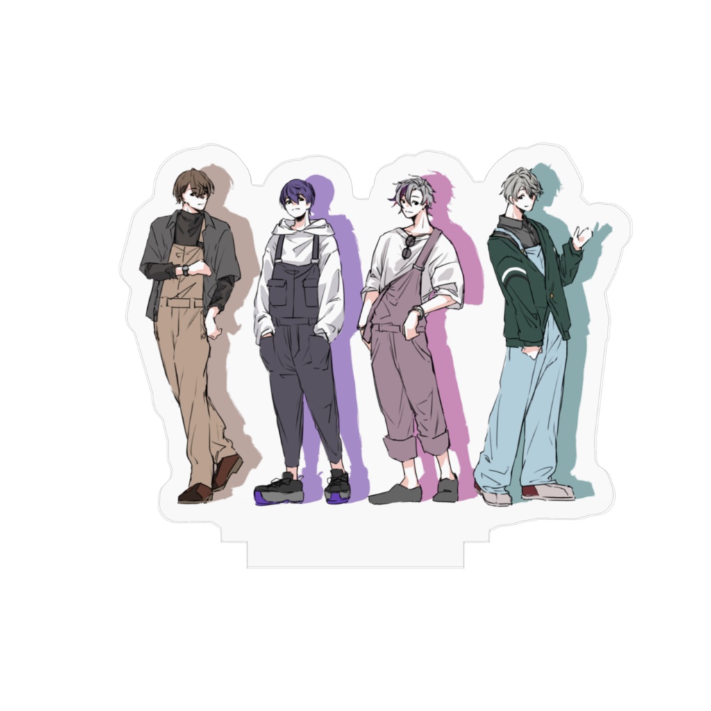 【非公式】ろふまお妄想コーデ オーバーオールver.
