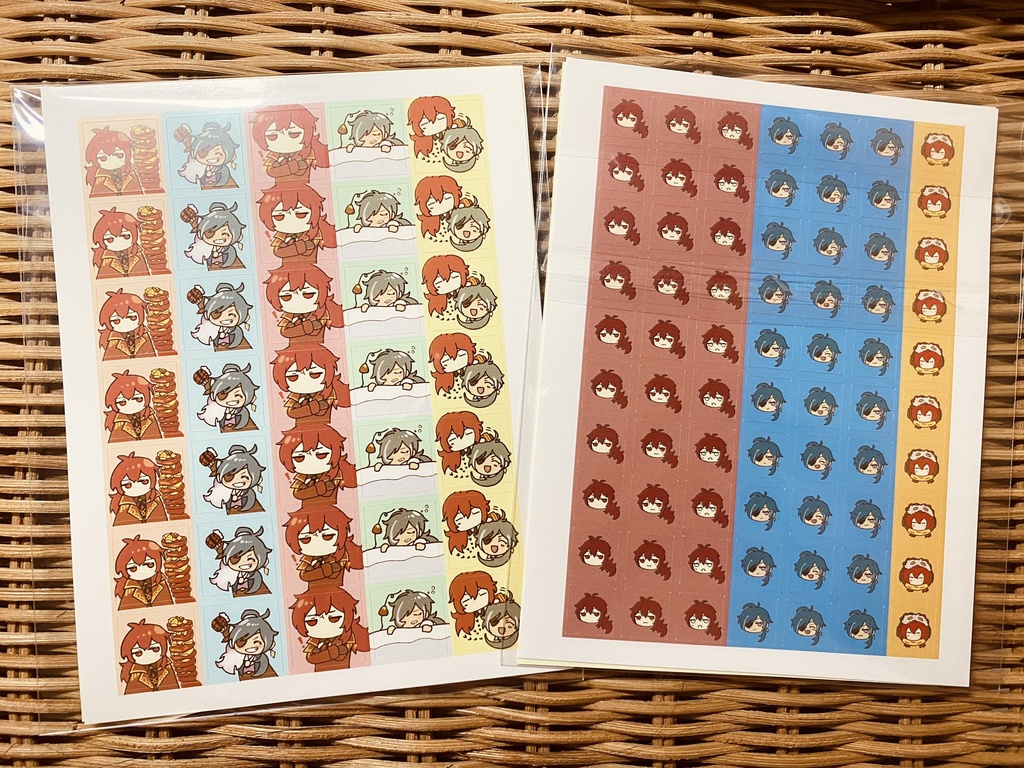 ダイカットシールセット&手帳用シールセット