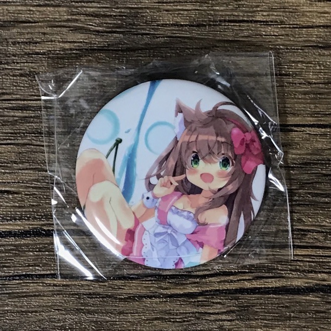 ネコチャン缶バッジE