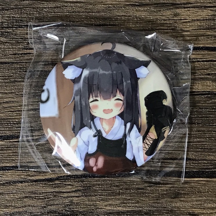 ネコチャン缶バッジF