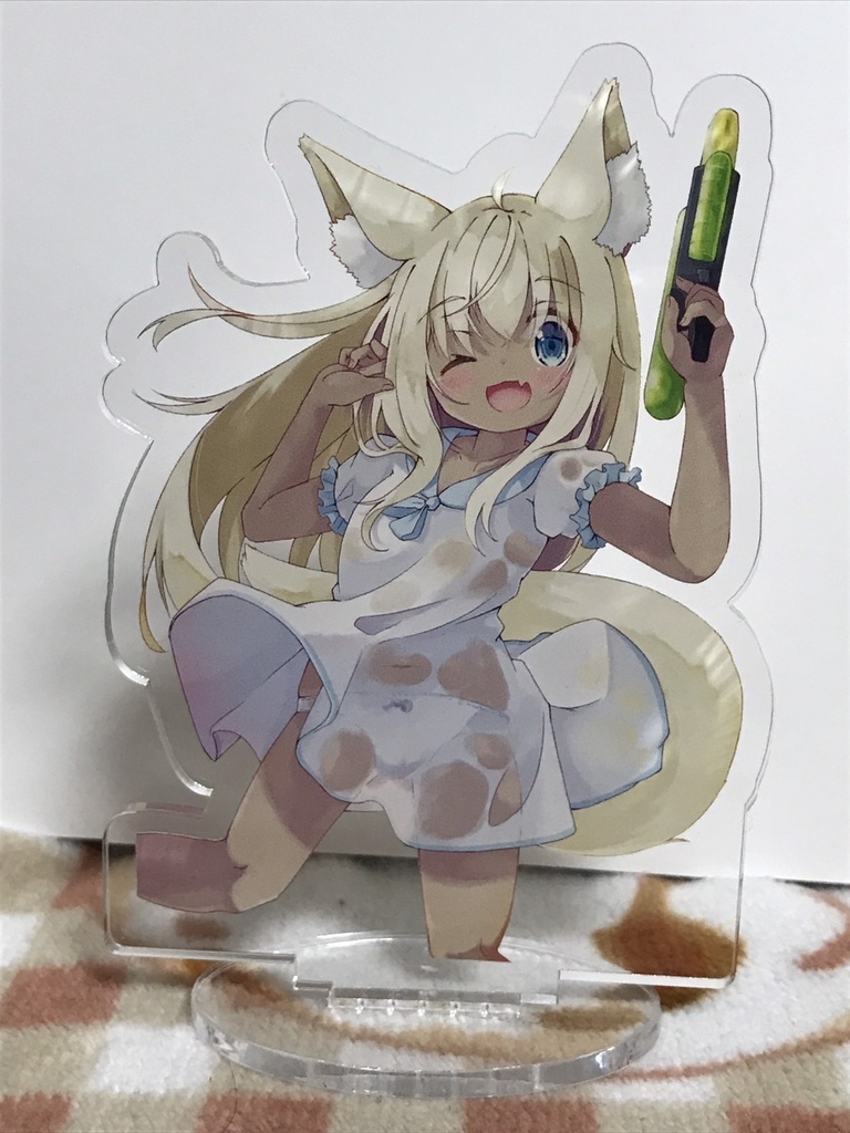 水遊びネコチャンアクリルスタンド