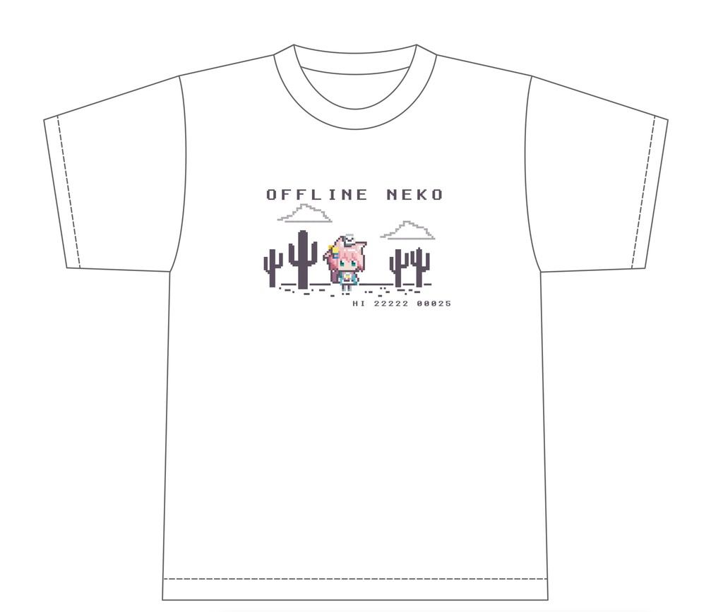 OFF LINE ﾈｺﾁｬﾝTシャツ