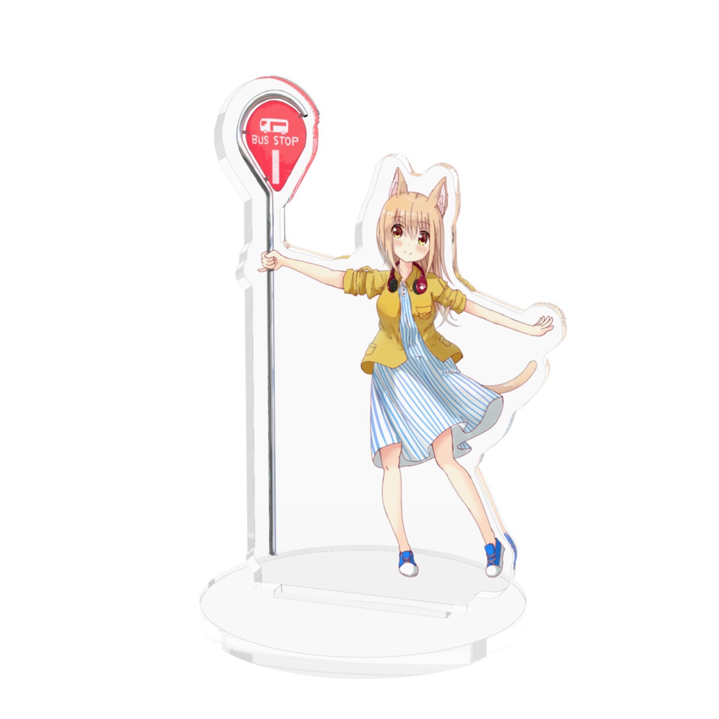 ハルちゃんアクリルフィギュア(おのみちバス停にて)
