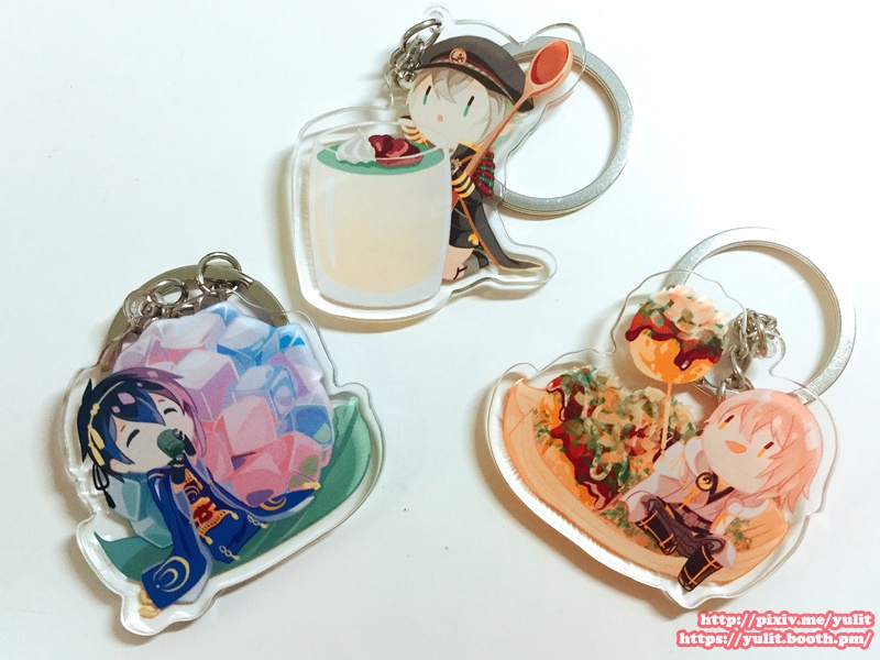 刀剣男士&和菓子◆アクリルキーホルダー