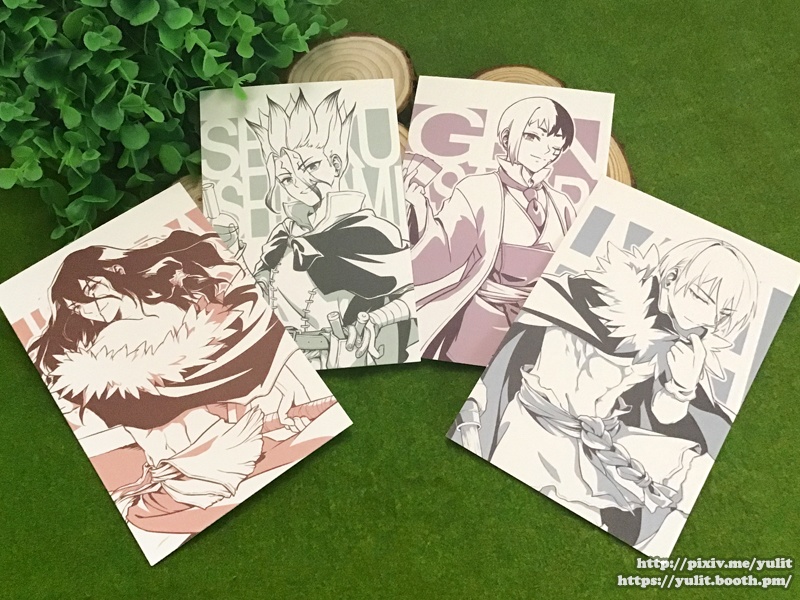 石男子&天然石◆極厚アクリルキーホルダー