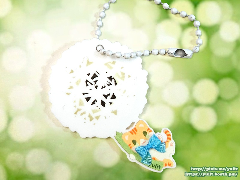 花の妖精たち◆マットアクリルキーホルダー