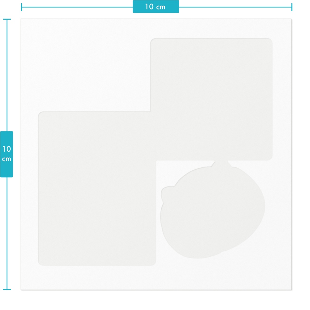 詰め込んだシール