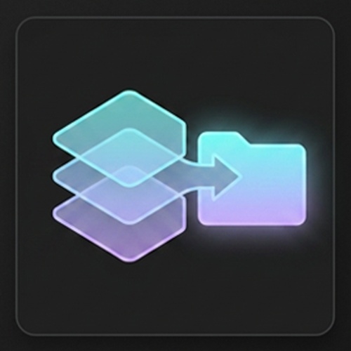 AssetFlow Exporter　階層維持・一括書き出し