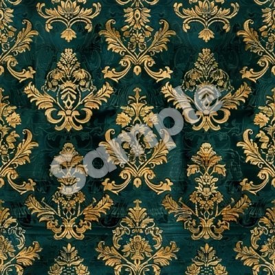 【シームレス】高級ゴシックダマスク柄・生地素材集 5色セット(VRChat・3Dテクスチャ用)