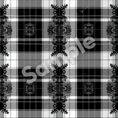 【シームレス】地雷系・量産型 タータンチェック生地素材集 5種セット（可愛い系アバター衣装・改変用）