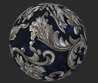 【Unity設定済】王族・騎士の金銀刺繍紋様・プレミアム素材集 5種セット(VRChatアバター改変用)
