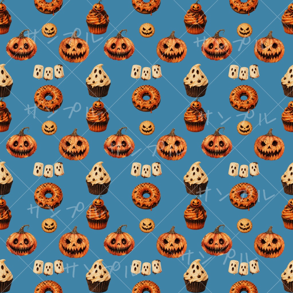 Halloween おやつ デジタルペーパー