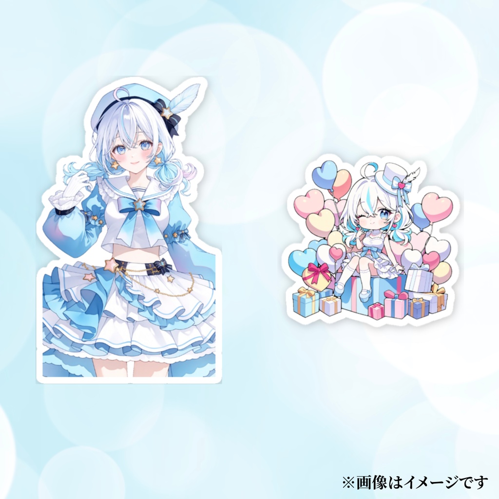 【予約商品】誕生日＆半年記念　ステッカー2種セット
