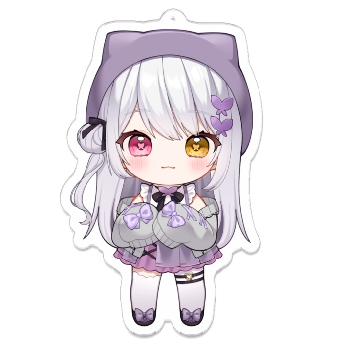 銀花白雪 デート服 アクリルキーホルダー